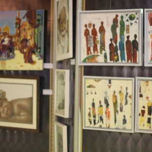 صور من معرض عبير الاحساء للفنون التشكيلية